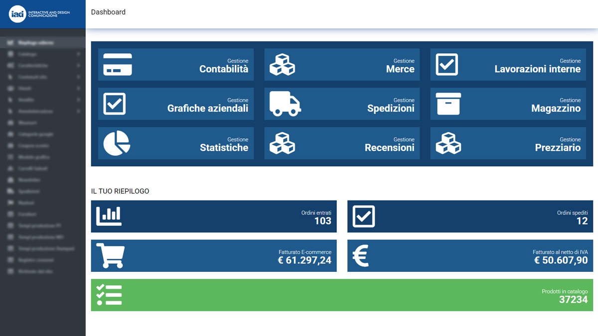 Gestionale Ecommerce in Cloud new