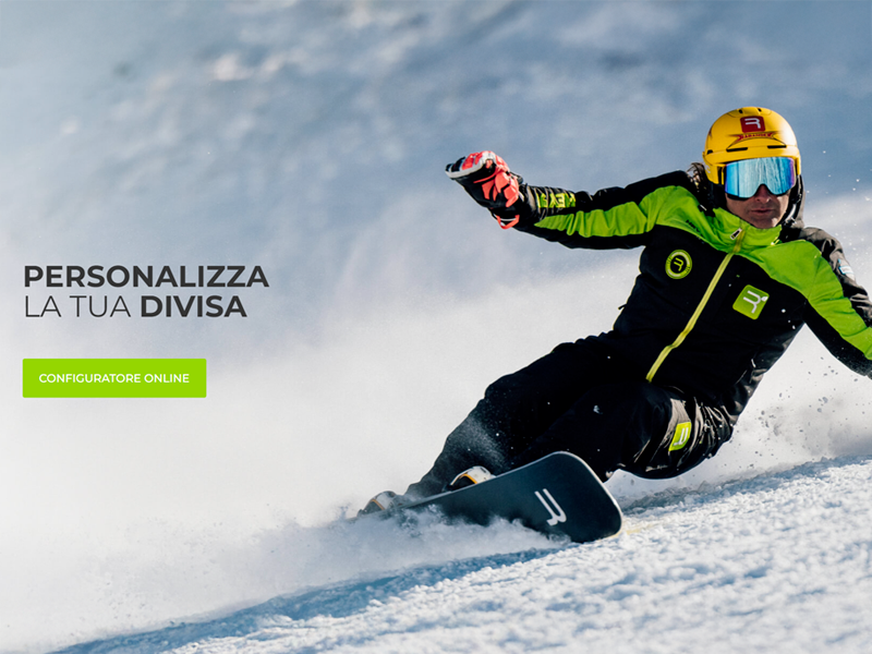 Realizzazione Ecommerce abbigliamento sportivo