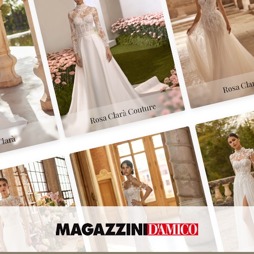 Magazzini D'Amico: Realizzazione Sito Web per Negozio di Abiti da Sposa