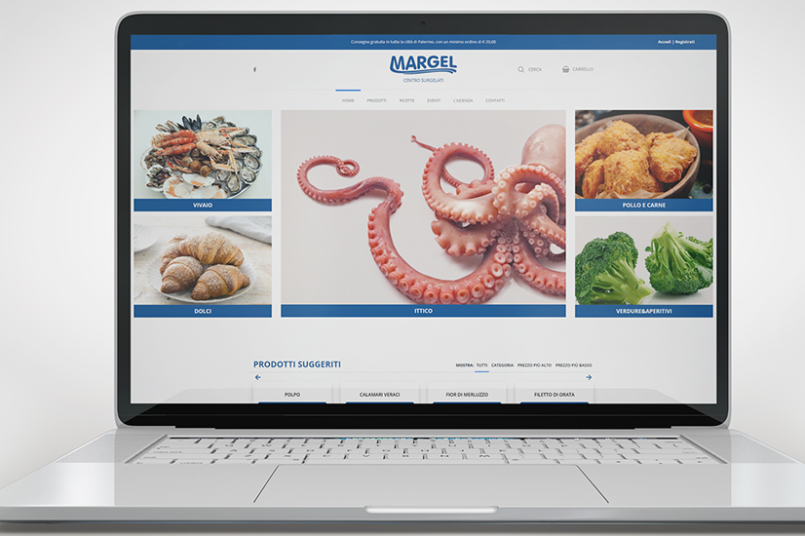 Margel Centro Surgelati: I surgelati a casa tua con un e-commerce personalizzato